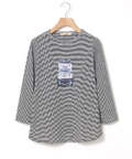 トランク柄プリント 七分袖 Tシャツ