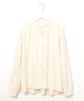 コットン ギャザー ブラウス