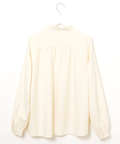 コットン ギャザー ブラウス
