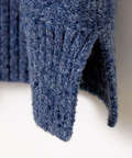 ウールブレンド ラメ糸ネップ カーディガン【手洗いOK】