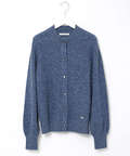 ウールブレンド ラメ糸ネップ カーディガン【手洗いOK】
