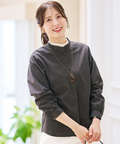 スタンドカラー 刺繍 ブラウス