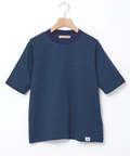 モックネック ボーダー Tシャツ