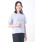 コットン フラワープリント Tシャツ