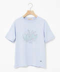 コットン フラワープリント Tシャツ