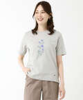 コスモス プリント Tシャツ