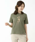 コスモス プリント Tシャツ