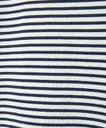 ボーダー 切り替え 七分袖Tシャツ