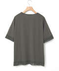 レース チュニック丈 Tシャツ