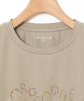 ロゴプリント 七分袖 Tシャツ