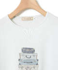 トランク柄プリント 七分袖 Tシャツ