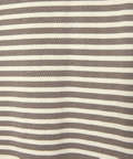 襟ニット ボーダー Tシャツ