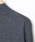 ウールブレンド アゼハイネック ニットカットソー【手洗いOK】