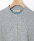 シルクブレンド ジップアップ ニット カーディガン