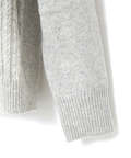 ウールブレンド ケーブル ニット