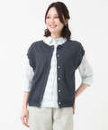 リネンブレンド 2WAY ニットベスト