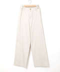 ウエストゴム タック ワイド パンツ