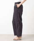 リネンブレンド セミワイド パンツ
