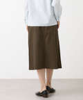リネンブレンド Aライン スカート