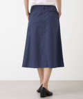 リネンブレンド Aライン スカート