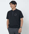 ロゴプリント ニット ポロシャツ【ZERO POLO SHIRT】