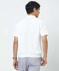 ロゴプリント ニット ポロシャツ【ZERO POLO SHIRT】