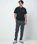 ロゴプリント ニット ポロシャツ【ZERO POLO SHIRT】