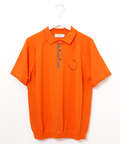 ロゴプリント ニット ポロシャツ【ZERO POLO SHIRT】