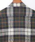 ピケ素材 チェック柄 シャツ