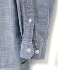 スノーコットン バンドカラー シャツ【接触冷感】