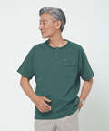 ポンチ ヘンリーネック Tシャツ
