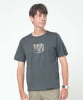 チェック柄 ロゴ プリントTシャツ