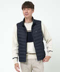 スタンドカラー ダウン ベスト