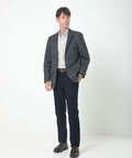 ウールライク ヘリンボーン ジャケット