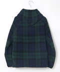 チェック柄 フリース パーカ【洗濯機洗いOK】