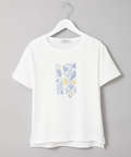 天竺 プリント 半袖Tシャツ