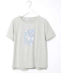 天竺 プリント 半袖Tシャツ