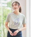 天竺 プリント 半袖Tシャツ