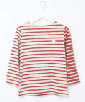 スノーコットン ボーダー 七分袖Tシャツ【接触冷感】