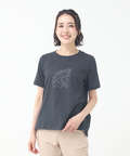 マップ柄 サイドスリット Tシャツ【吸汗速乾】