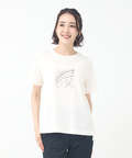 マップ柄 サイドスリット Tシャツ【吸汗速乾】