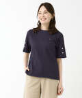 スリットスリーブ Tシャツ【接触冷感】