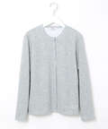 裏起毛 スナップボタン カーディガン
