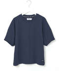 プレーティング天竺 パフスリーブ Tシャツ【接触冷感】