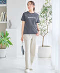 スムース ロゴプリント Tシャツ