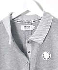 スノーコットン 鹿の子 七分袖 ポロシャツ【接触冷感】
