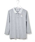 スノーコットン 鹿の子 七分袖 ポロシャツ【接触冷感】