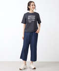 スムース チュール レイヤード風 Tシャツ