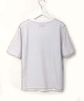 スムース チュール レイヤード風 Tシャツ