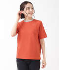 襟ライン クルーネック Tシャツ
